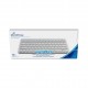 MediaRange Compact-sized Bluetooth 5.0 keyboard with 78 ultraflat keys Silver (MROS132-GR)