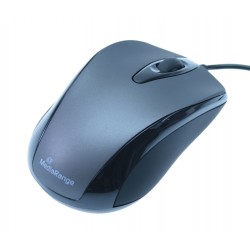 MediaRange Optical Mouse 1000 dpi (Black/Grey, Wired) (MROS201)
