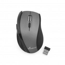 MediaRange 5-button wireless optical mouse, black/grey (MROS203)