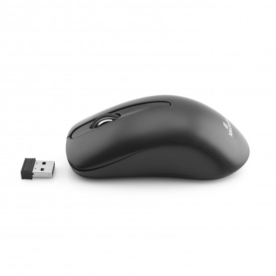 MediaRange Optical Mouse 3-Button (Black, Wireless) (MROS209)