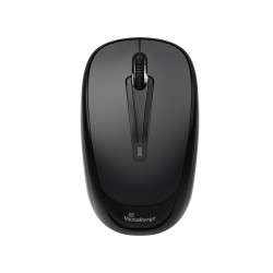 MediaRange Optical Mouse Wireless 3-Button 1200 dpi (Black, Wireless) (MROS216)