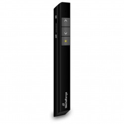 MediaRange 3-button wireless presenter with red laser pointer, black (MROS221)