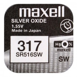 Maxell 317 Silver Mini battery/SR 516 SW