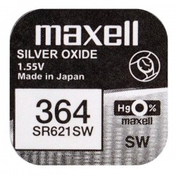 Maxell 364 Silver Mini battery/SR 621 SW/G1