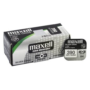 Maxell Mini Silver Battery 390/389/SR 1130 SW/G10