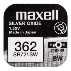 Maxell Mini Silver Battery 362/361/SR 721 SW/G11