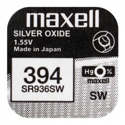 Maxell Mini Silver Battery 394/380/SR 936 SW/G9