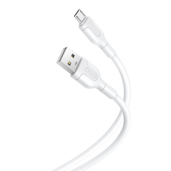 XO cable NB212 USB - microUSB 1,0 m 2,1A white