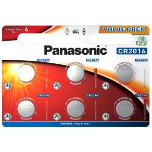 PANASONIC LITHIUM CR-2016 6BL 
