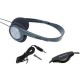 Panasonic RP-HT090 Ακουστικά Stereo 3.5mm / 6.3mm Κατάλληλο Για Τηλεοράσεις Με Μήκος Καλωδίου 5m Γκρι