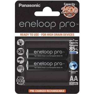 PANASONIC ENELOOP PRO BK-3HCDE/2BE AA 2500MAH 2ΤΕΜ PANASONIC ENELOOP PRO BK-3HCDE/2BE AA 2500MAH 2ΤΕΜ
