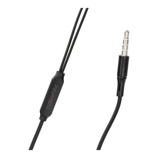PAVAREAL headset/earphones with microphone 3.5mm jack PA-E65 black
