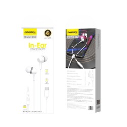 PAVAREAL headset / headphones with microphone Type C PA-M12 white