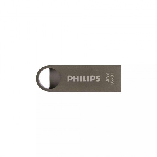 Philips Moon 128GB USB 3.1 Stick Ασημί (FM12FD165B/00)
