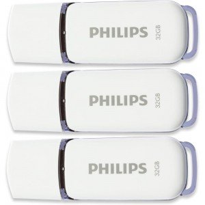 Philips Snow pack 32GB USB 2.0 Stick Λευκό (FM32FD70E/00)