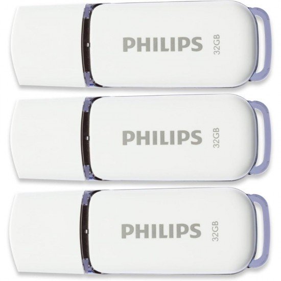 Philips Snow pack 32GB USB 2.0 Stick Λευκό (FM32FD70E/00)