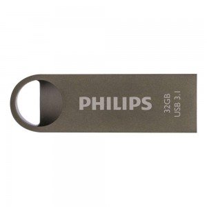 Philips Moon 32GB USB 3.1 Stick Ασημί (FM32FD165B/00)