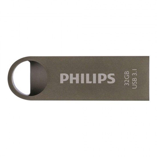 Philips Moon 32GB USB 3.1 Stick Ασημί (FM32FD165B/00)