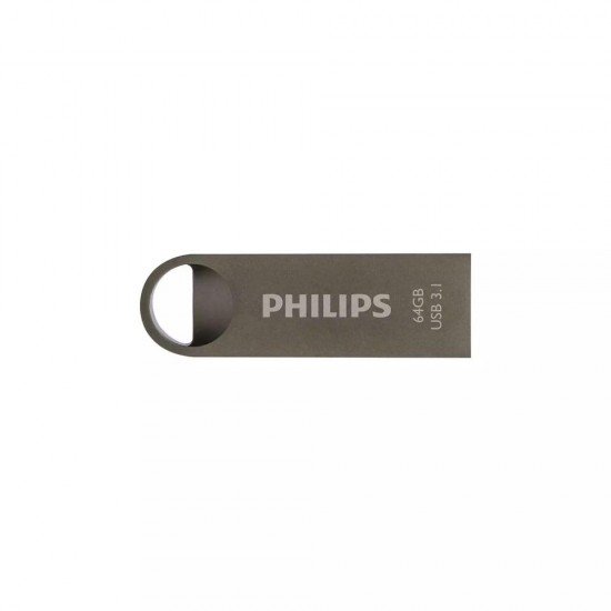 Philips Moon 64GB USB 3.1 Stick Ασημί (FM64FD165B/00)