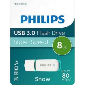 Philips USB 3.0 8GB Snow Edition Green
