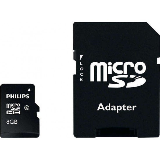 Philips MicroSD+adapter class10 UHS1 8GB