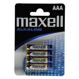 MAXELL  LR03  AAA   ALKALINE  4BL MAXELL  LR03  AAA   ALKALINE  4BL