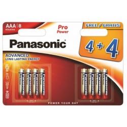 PANASONIC ALKALINE PRO POWER LR3/AAA 4+4 (8BL)