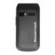 POWERTECH κινητό τηλέφωνο Milly Flip V2, 2.4", dual SIM, πλήκτρο SOS, μαύρο (PTM-38)