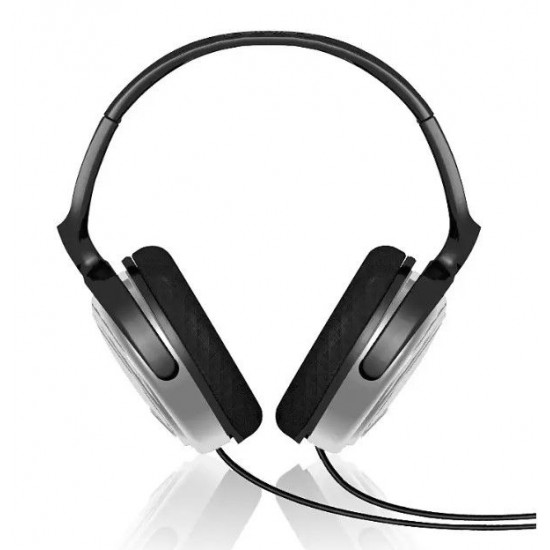 Philips SHP2500/10 Ενσύρματα Over Ear Ακουστικά Ασημί 6.0μ Καλώδιο