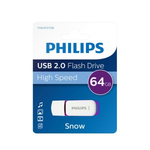 Philips  USB 2.0  64GB Snow Edition Purple
