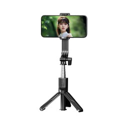 Selfie stick - Tripod Remax P16, 0.8m, Bluetooth, Black