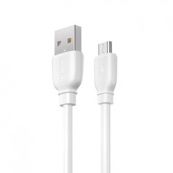 REMAX CABLE SUJI PRO RC-138M - USB TO MICRO USB - 2.4A 1 METER WHITE