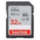 Sandisk Ultra® SDHC & SDXC UHS-I Memory Card 32GB (SDSDUN4-032G-GN6IN)