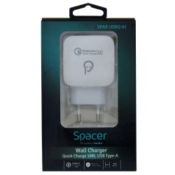 Spacer Charger Quick Charge 3.0, 18W, (SPAR-USBQ-01)