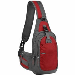 Spacer Backpack Sling  35x18x7cm, Water Resistant, Red, (SPB-SLING-RED)