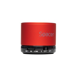 Spacer bluetooth portable speaker topper red (SPB-TOPPER-RED)