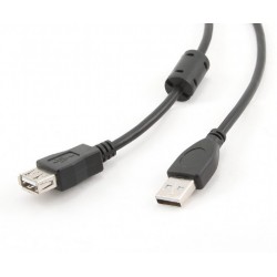 Spacer Cable USB Extension, USB 2.0 (T) to USB 2.0 (M), 3m, Black (SPC-USB-AMAF-10)