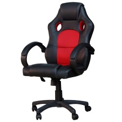 Spacer Gaming chair imitation leather & textile material (SPCH-CHAMP-RED)