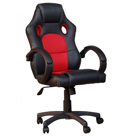 Spacer Gaming chair imitation leather & textile material (SPCH-CHAMP-RED)