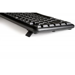 Spacer USB Keyboard, 104 Keys, Anti-Spill, Black, (SPKB-520)