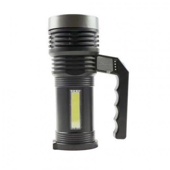 Technik Φακός Χειρός C20 XPE LED με Micro USB & Μπαταρία 1x18650 800mAh 300lm