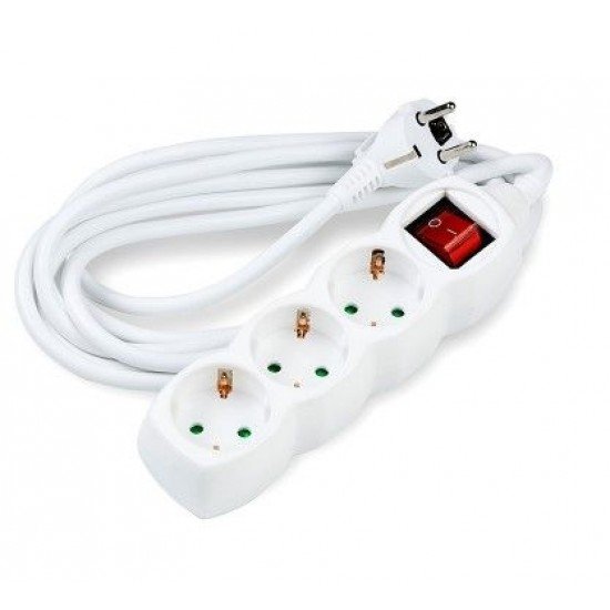 Technik Πολύπριζο 3 Θέσεων 3x1,5mm 1.5m με Διακόπτη Technik Πολύπριζο 3 Θέσεων 3x1,5mm 1.5m με Διακόπτη