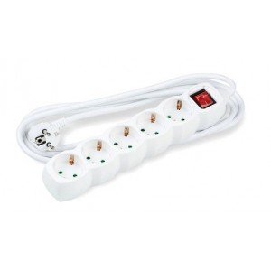 Technik Πολύπριζο 5 Θέσεων 3x1,5mm 3m με Διακόπτη Technik Πολύπριζο 5 Θέσεων 3x1,5mm 3m με Διακόπτη