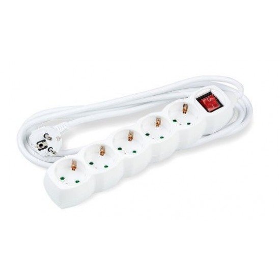 Technik Πολύπριζο 5 Θέσεων 3x1,5mm 3m με Διακόπτη Technik Πολύπριζο 5 Θέσεων 3x1,5mm 3m με Διακόπτη