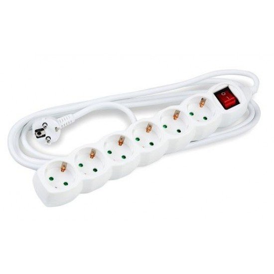 Technik Πολύπριζο 6 θέσεων 3x1,5mm 3m με Διακόπτη Technik Πολύπριζο 6 θέσεων 3x1,5mm 3m με Διακόπτη