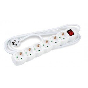 Technik Πολύπριζο 6 θέσεων 3x1,5mm 5m με Διακόπτη Technik Πολύπριζο 6 θέσεων 3x1,5mm 5m με Διακόπτη