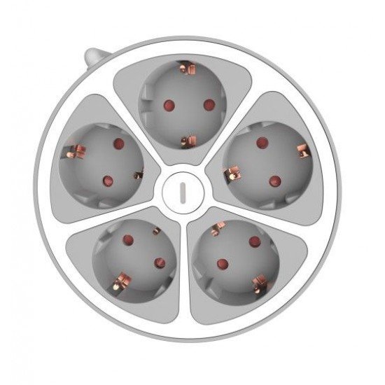 Technik Professional Στρογγυλό Πολύπριζο 5 Θέσεων 1,4m καλώδιο 16A Technik Professional Στρογγυλό Πολύπριζο 5 Θέσεων 1,4m καλώδιο 16A