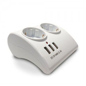 Technik Επαγγελματικό Πολύπριζο 2 Θέσεων με Καλώδιο 1,5m (1,5mm2) & 3 Θύρες USB 16A Technik Επαγγελματικό Πολύπριζο 2 Θέσεων με Καλώδιο 1,5m (1,5mm2) & 3 Θύρες USB 16A