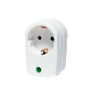 Technik Επαγγελματικός Αντάπτορας Πρίζας 1 Κατεύθυνσης με Προστασία Υπέρτασης 16A