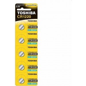Toshiba Lithium Button Cell CR1220 3V 5BL